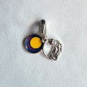 New the Nightmare before Christmas Jack skellington Pandora 925 silver charm